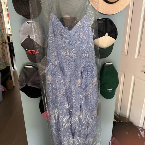 Roller Rabbit x Target Floral Vines Drop Waist Midi A-Line Dress - Picture 5 of 7